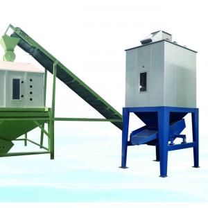 Industrial Application Pellet Cooler With PLC Control 25-30C Cooling Air Temperature