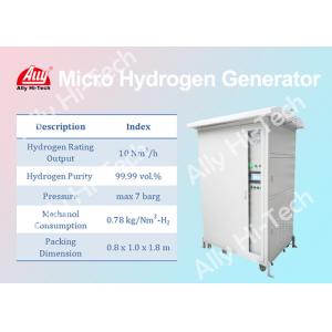 China 10 Nm3 / H Small Hydrogen Generator Max 7 Barg Pressure Easy To Use supplier
