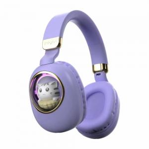 Bluetooth Wireless Kids Earphones Noise Cancelling with LED Glowing