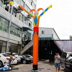 China Aurora Inflatable Advertising Signs Dummy Air Puppet Clown Sky Dancer Person supplier