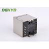 China 180 degree TOP ENTRY Magnetics jack RJ45 connector with transformer PCB Mount wholesale