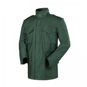 Acceptable OEM/ODM Polyester/Cotton Olive Green Mens Jacket M65 For Outdoor Activities XS-XXL