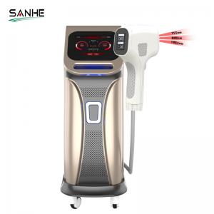 China Vertical 2000w/1200w Triple Wavelength Diode Laser Hair Removal System supplier