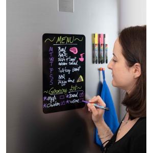 Small Magnetic Dry Erase Blackboard With 5 Pens For Fridge FDA Approved