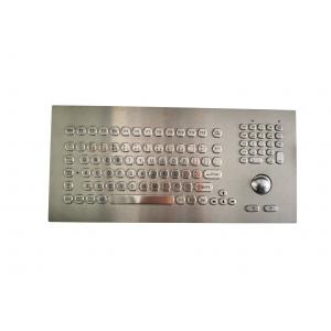 Waterproof CNC Industrial Split Keyboard With Trackball / Ruggedized Touchpad
