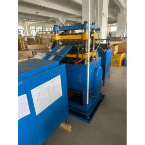 450mm Fin width PLC controlled servo drive Radiator Fin Forming Machine with  0~25 times /min Feed frequency  0~4000 mm/min Feed speed