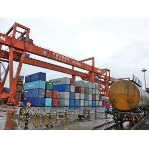 China A6 A7 40 Ton Rail Mounted Gantry Crane Seaport RMG Container Cranes supplier