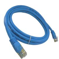 China 24AWG Bare Copper LSZH Jacket RJ45 Patch Cord Round Shape on sale
