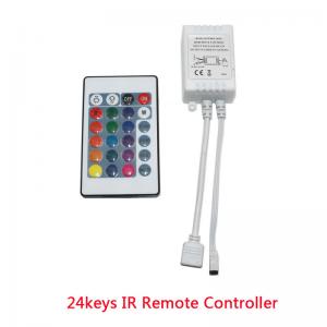 China Remote Control 24 Key RGB LED Controller For SMD2835 5050 LED Strip Light supplier