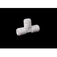 China Three Way Quick Connect Water Fittings , Water Tee Connector Quick Fitting Type on sale