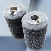 China Steel Wire 0.60mm Crimped Polishing Deburring Clean Brush on sale