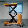 Factory direct sell portable 350kg electric scissors lift table cart with 1500mm