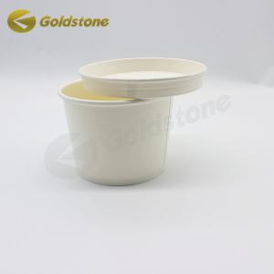 Plain Food Grade Disposable Cup Lids Paper Ice Cream Cups With Lids Custom