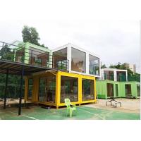 China Light Weight  Steel Luxurious Custom Container House Large Construction Area on sale