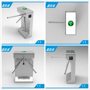 China Electric Waist Height Drop Arm Turnstile Comapct Safety Mechanical Tripod Turnstile Gate supplier