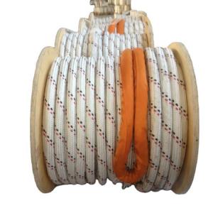 China corrosive Resistant Cruise Ship Mooring Lines Uhmwpe 29mm 8 Strand Mooring Rope supplier