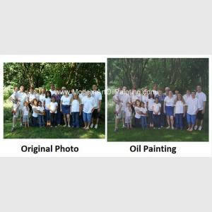 Realistic Custom Oil Painting Portraits /  Personalized Oil Painting Family Portraits