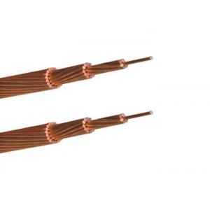 China Medium Voltage Bare Copper Conductor For Overhead Transmission supplier