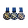 China Blank Zinc Alloy Marathon Running Sports Gold Medals Custom Metal Award Medals wholesale