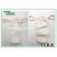 China Soft Nonwoven Ladies Disposable T Back Panty for Salons , Tanning Centers and Massages on sale