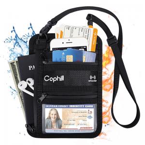 Multiple Pocket Passport Holder Cover Money Fireproof RFID Blocking