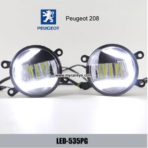 Peugeot 208 front fog lamp assembly LED daytime running lights DRL