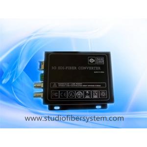 3GSDI fiber transmitters and receivers for SDI signals with RS485 transmission over fiber