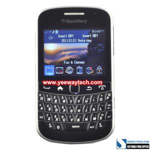 China standy duplo do bom sim duplo QWERTY da cópia da amora-preta 9900 com a tevê do analógico de WIFI supplier