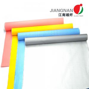 China Anti Corrosion Twill  Waterproof Fiberglass Fabric Coated With Silicone 260 ℃ Insulation Materials supplier
