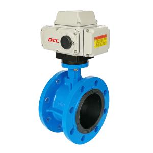 China Vanne papillon à flasque électrique de l'alliage DC24V d'Al avec CSA/CE/UL supplier