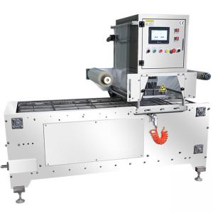 China Auto Vacuum Tray Sealer Machine PLC Control  Food Contain Sealing Machine supplier
