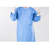 Blue 35g 45g SMS SMMS Disposable Sterile Surgical Gown Anti Static