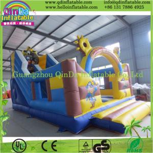 China Inflatable Playground Large Inflatable Slide Playground Slide Bouncer Game supplier