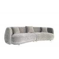 China 100% Polyester Sectional Fabric Sofa Contemporary Grey Fabric Sectional on sale