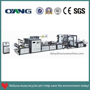 China Automatic India non-woven shopping bag making machine for T-shirt bag supplier