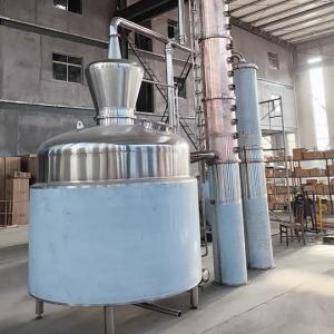 Customized Restaurant Distillery Equipment 500L 600L 1000L 2000L Copper Distillation