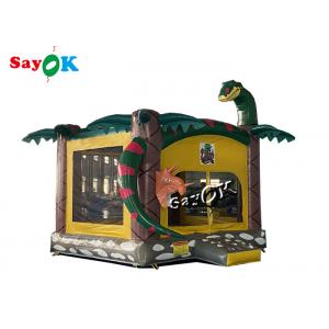 Giant Jungle Park  Inflatable Dinosaur Jumping Castle For Children