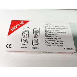 Quickly Hiv Rapid Test Kits Self Checking Aids Hiv 1/2 In Blood