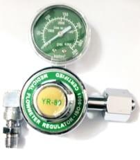 Green Color Brass Material CGA 540 Medical Oxygen Regulator (Large-body)