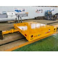 China 50 Ton Rail Electric Traction Trolley  Automatic Traction Hook Industrial Trailers on sale