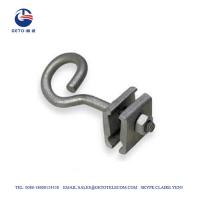 China ISO 9001 Galvanized Steel 2mm Fiber Drop Wire Clamp , Mid Span Clamp on sale