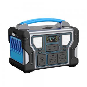 China 1000W Rechargeable Portable Power Station Home Backup Station Solar Generator With LCD supplier