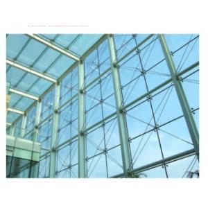 Structural Glass Frameless Curtain Wall Mullionless Spider Double Glazed Wall