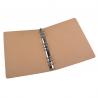 Craft paper file folder with ring binded A6,A5,A4 size available