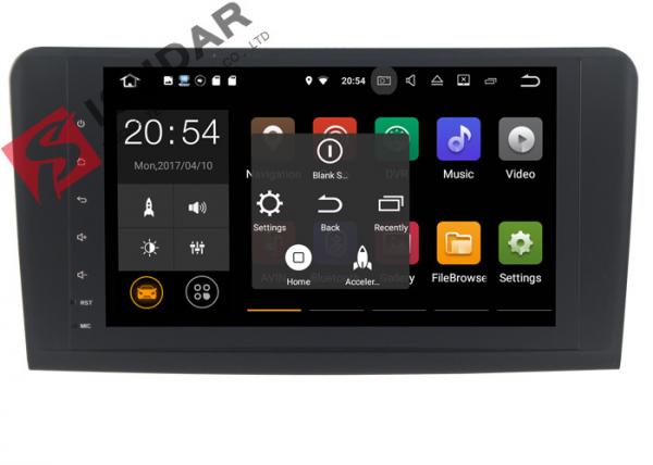 Built In GPS Android Auto Car Stereo For Mercedes Ml Navigation Split Screen