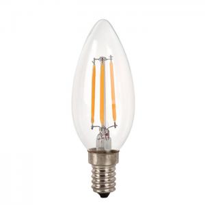China C35 Candle LED Edison Filament Bulbs E12 / E14 Dimmable 110V / 220V supplier