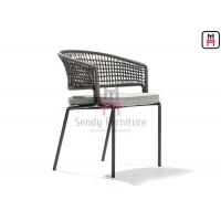 China Aluminum 0.38cbm PE Rattan Waterproof Cushion Chair 61*55*H80cm on sale