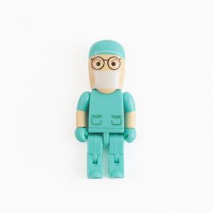 China Doctor Nurse Shape Plastic USB Stick Flash Drive USB 2.0 or USB 3.0 supplier