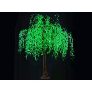 3.5 m Outdoor large willow lights resin decorated park luminous LED square project lamp landscape modeling