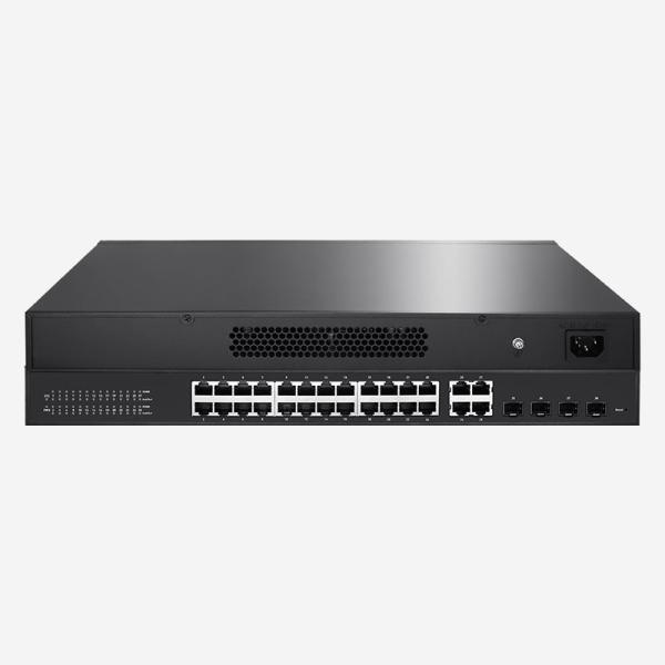 24 PoE Ports Smart Switch The Perfect Combination of 8K MAC Address Table and 4 Network Media for Optimal Networking